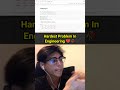 Hardest Problem In Engineering 💔🥀 #engineering #university #studentlife