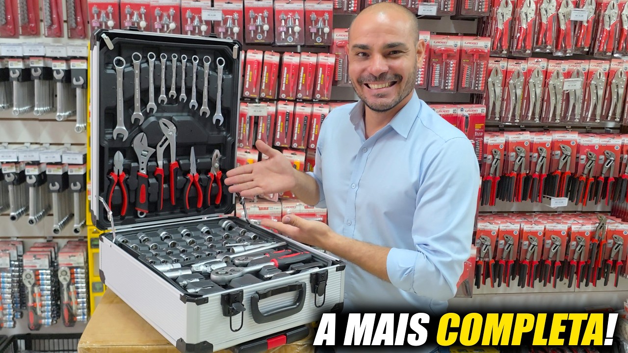 187 Peças de Ferramentas Profissionais - Direto da Importadora
