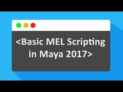 How to Create Basic MEL Scripting in Maya 2017