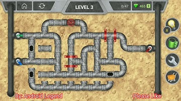 Pipeline Extra Level 3 All 3 stars By Pixign, Android Solution