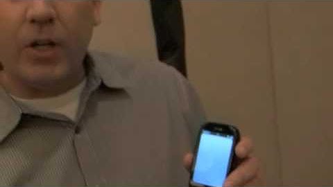 Palm Pre application demonstration