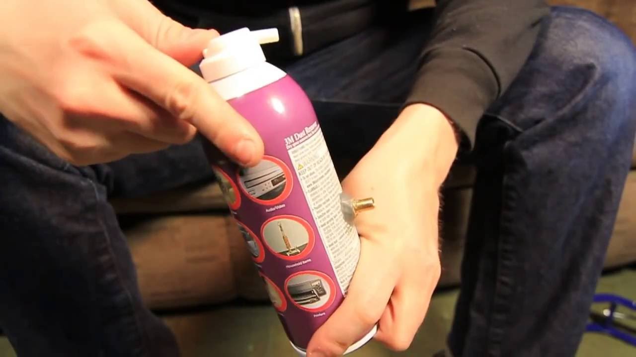 Refillable Canned Air Hack!