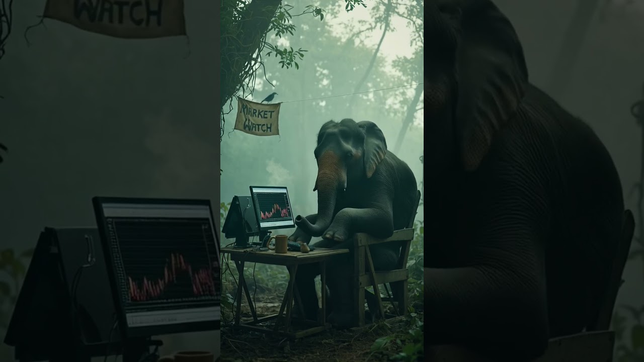 Elephant Trader of the Jungle 🐘💼 | Forest Market in Action!