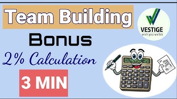 Vestige Team Building Bonus | how to Calculate Team building Bonus |Team building कैसे निकालते हैं