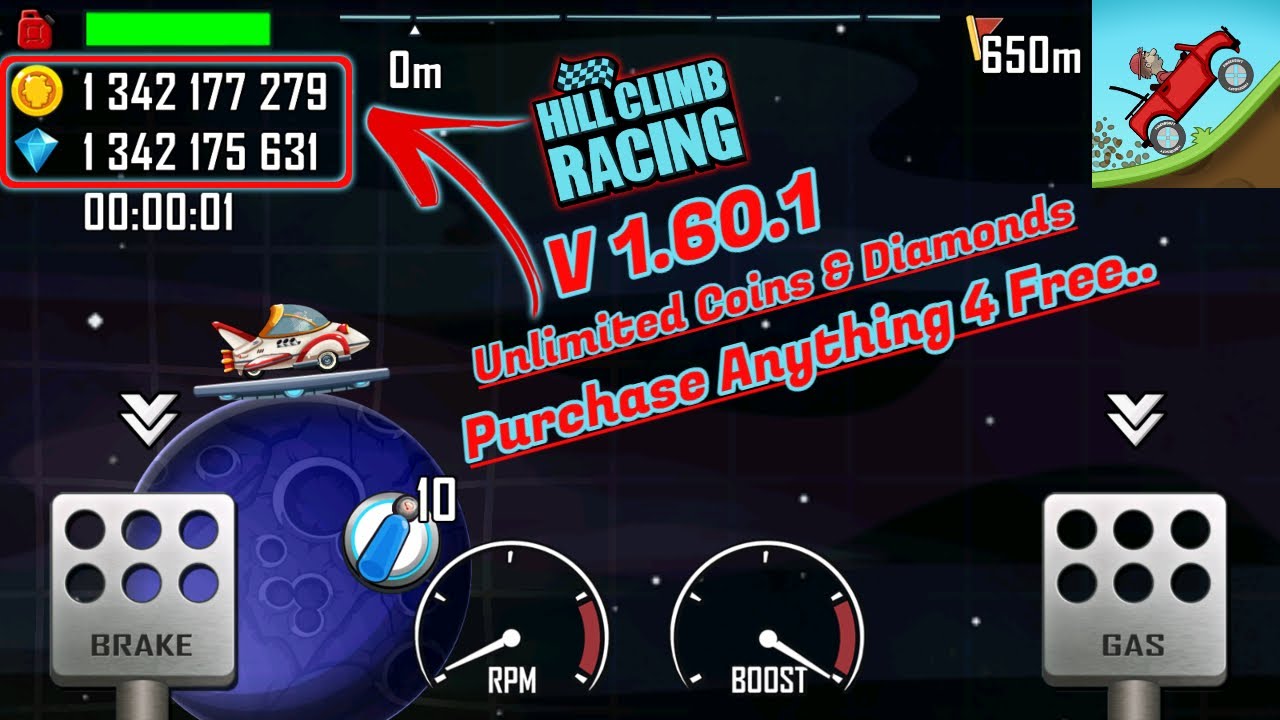 Hill Climb Racing MOD APK v1.60.1 (Unlimited Money) Download