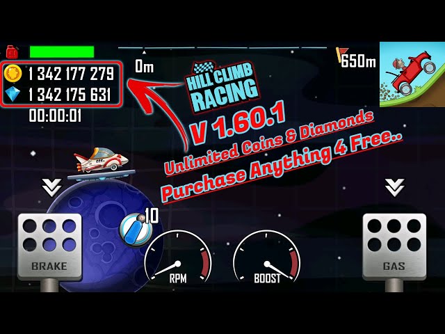 Hill Climb Racing Mod APK 1.60.1 (Unlimited money diamond and fuel