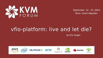 vfio-platform: live and let die?  by Eric Auger