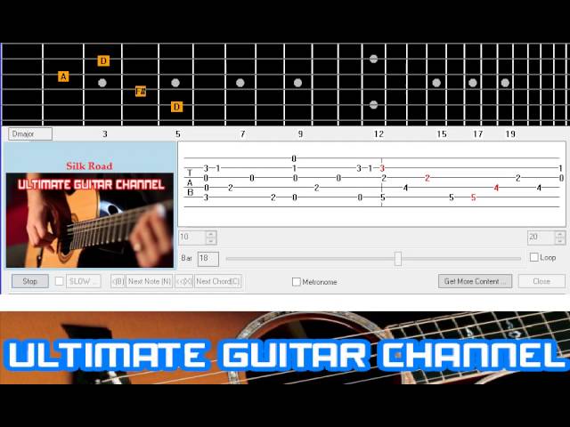 Guitar Solo Tab Silk Road Kitaro Chords Chordify