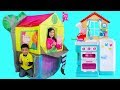 Jannie Pretend Play with Peppa Pig Treehouse Tent Toy with Lyndon
