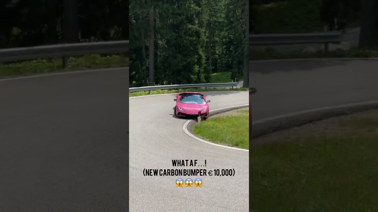 ⁣Lamborghini drift mistake 😱 | #shorts #lamborghini