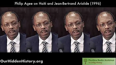 Philip Agee on Haiti and Jean-Bertrand Aristide (1...