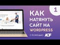 Натяжка вёрстки на Wordpress l Часть 1