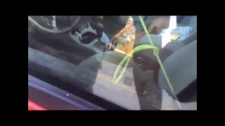 Araba hırsızları böyle yapıyorumuş