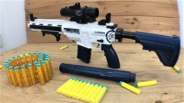 M416 Full Auto Shell Ejection Soft Bullet Toy Gun Unboxing 2023 - PUBG HK416 Rifle