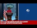 ‘No Indication of Aliens’: White House says object in the sky are not UFOs | LiveNOW from FOX