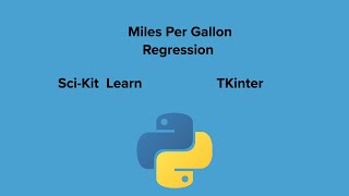 Automobile Miles Per Gallon Data Science Regression  - SKLearn