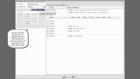Creating and Editing Widget Layouts - Shopping Cart Software