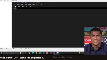 Hello World -C++ Tutorial | 01