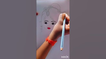 Very easy drawing of little Krishna।। so beautiful drawing of little Krishna #drawing #trending#art
