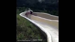 Slip n slide meme