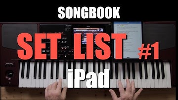 PA1000/4X - Songbook / SET LIST / iPad Part 1 #103