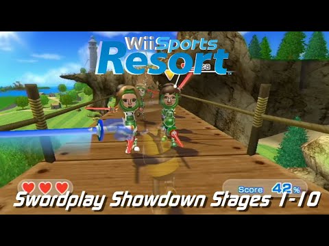 Wii Sports Resort - Swordplay Showdown: Stages 1-10 (Untouched) 