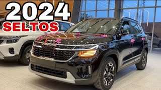 Kia seltos facelift 2024 ll first look, Walkaround, interior, exterior & price ll kia seltos review