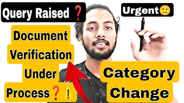 Very Impo ‼️⚠️Query Raised❓🛑|Category Change In Josaa Counselling|Document Still Under Verification🙂