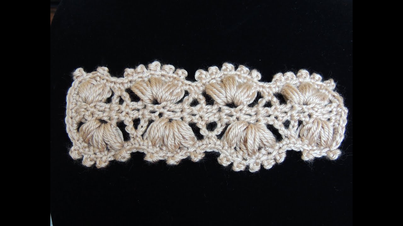 Crochet : Punto Cintillo (o Cinturón)