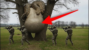 Brave heroes save a mother leopard from a horrific attack by a giant python 🐍