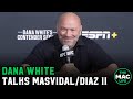 Dana White: Jorge Masvidal wants to defend BMF belt against Nate Diaz; On the line in rematch