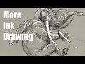 Drawing - Ink drawing Demonstration