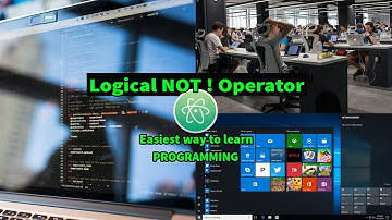Logical Not Operator In C Easiest Way To Use Logical NOT W/ Atom Editor In Windows 10 #28