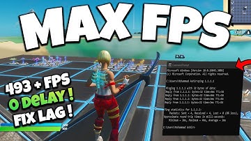 How To Get MAX FPS & 0 DELAY Fortnite Chapter 4 Season 3! (Reduce Input Lag & Fix Lag)