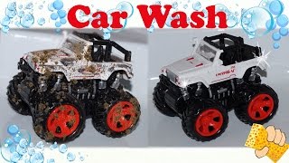 CAR WASH |Videos For Children |Kids Cartoons| Monster Truck. Мойка машин мультик/Мультик про машинки