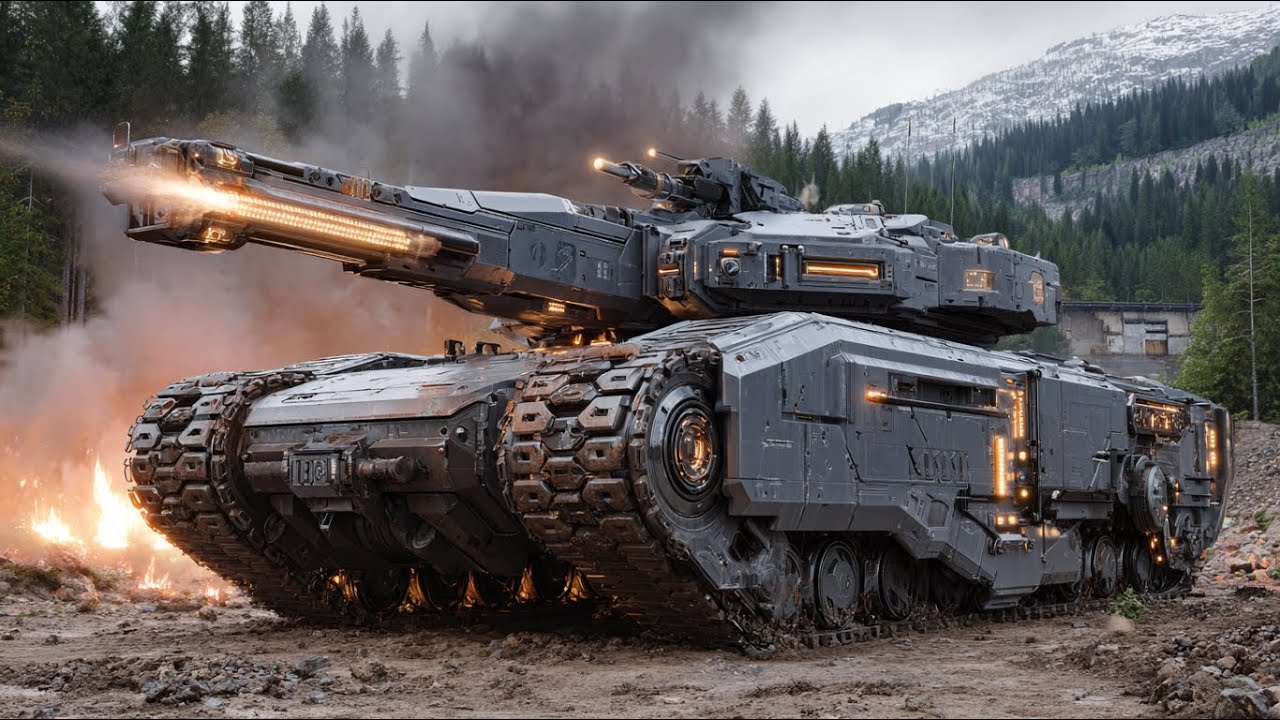 MASSIVE Industrial Sci-Fi Tanks Compilation | Brutalist War Machines 3D Showcase