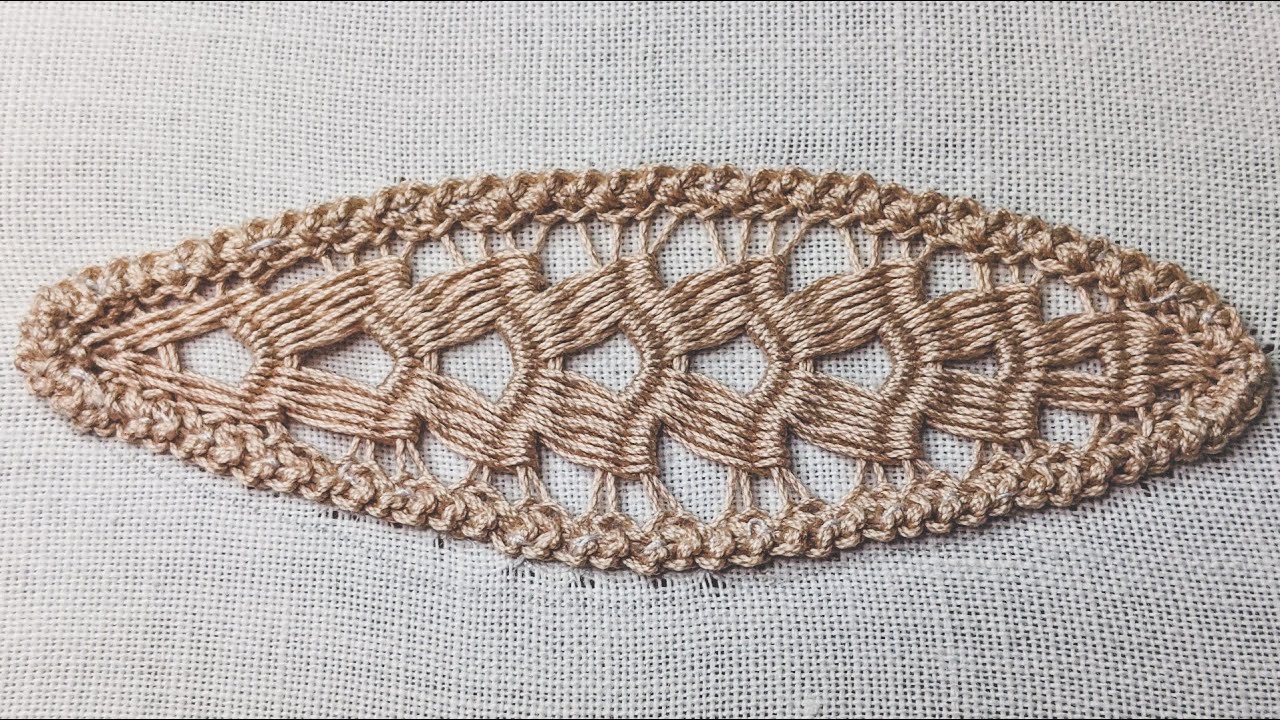 UMPLUTURA FRUNZE LASETA 93/ ROMANIAN POINT LACE