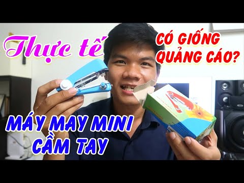 Video Review thực tế máy may mini cầm tay - youtube