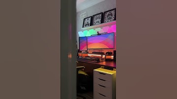 To RGB or not to RGB - Perfect Desk Setup with Dual Screens - #shorts