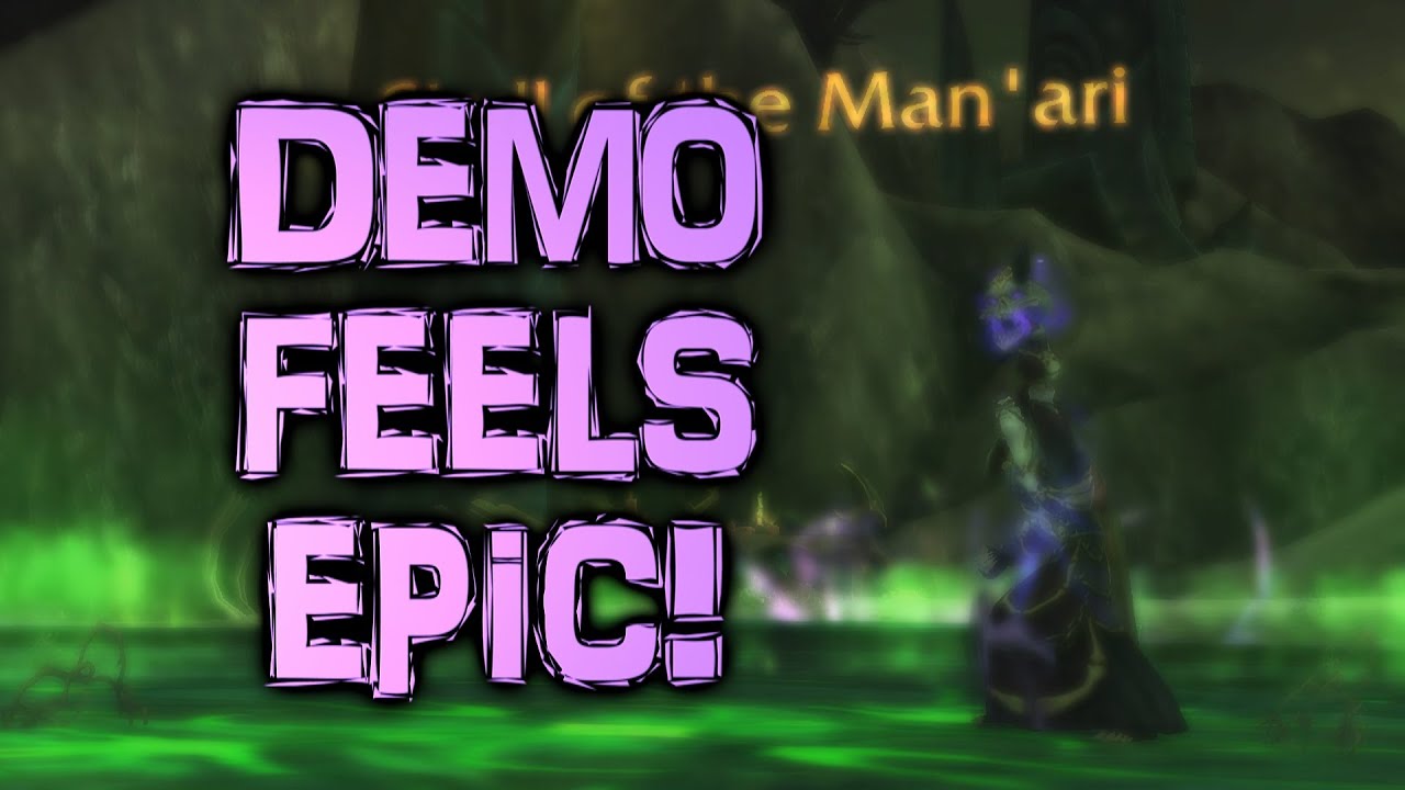 WoW Legion | DEMONOLOGY Warlock Gameplay! [CobGames]