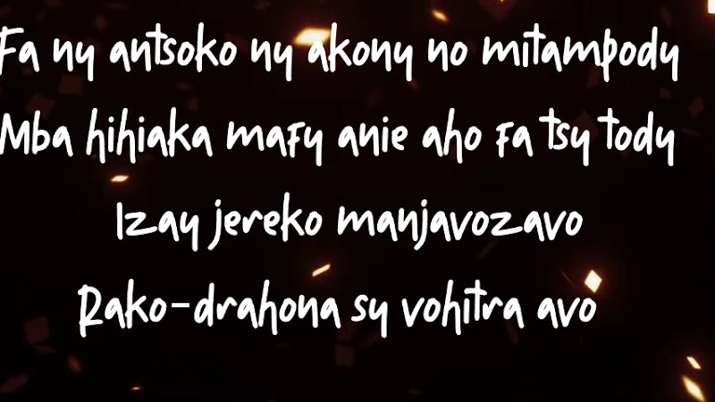 Mahaleo (Fafah) -Embona Sy Hanina [ Parole ] │By Lyrics Mada 2019