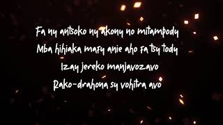 Vignette de la vidéo "Mahaleo (Fafah) -EMBONA SY HANINA [ parole ] │by Lyrics Mada 2019"