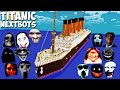 SURVIVAL GIANT TITANIC BASE JEFF THE KILLER and SCARY NEXTBOTS in Minecraft Gameplay -  Coffin Meme