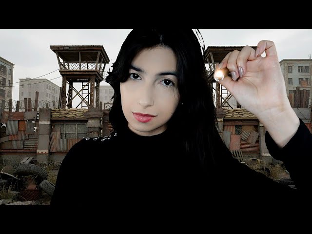 ASMR Examinando se você foi mordido por um zumbi 🧟‍♂️ | Acampamento apocalipse