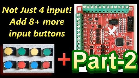 Add 8 more Inputs for Mach3 Red (RnRMotion) - Wiring and Config