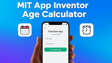 How to Create Age Calculator App Using MIT App Inventor |  Step by Step Tutorial in Hindi.