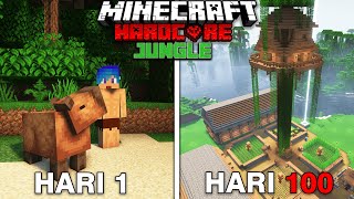 100 Hari Minecraft Hardcore Tapi JUNGLE ONLY