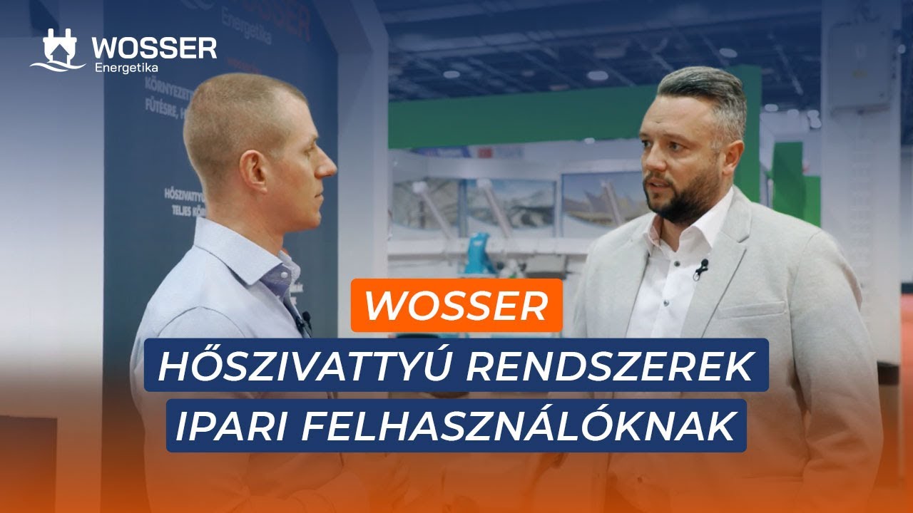 Wosser - Hőszivattyú rendszerek ipari felhasználóknak