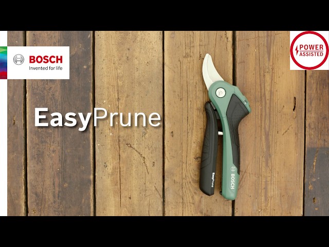 Tijeras de poda EasyPrune de Bosch: manual vs tecnología Power Assist 