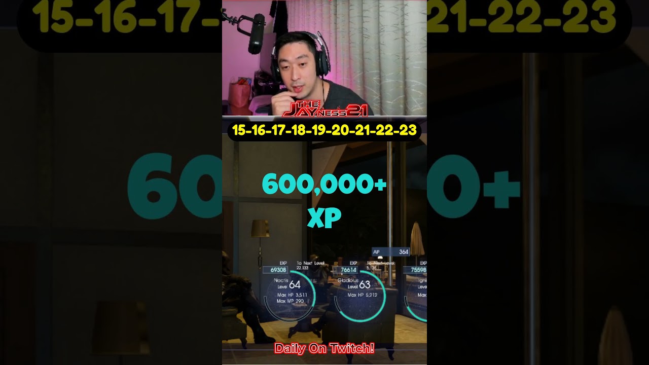 How Many Levels Will 600,000+ XP Get You in FFXV? 